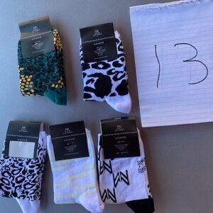 Assorted Patterned Socks Set